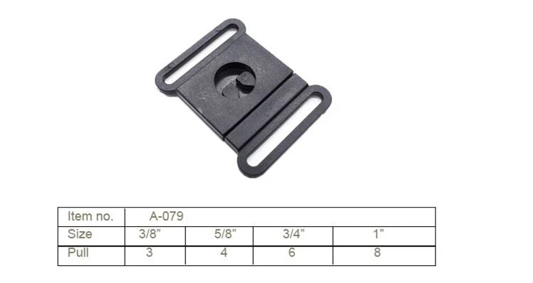Plastic Breakaway Buckle For Cat Collar Size