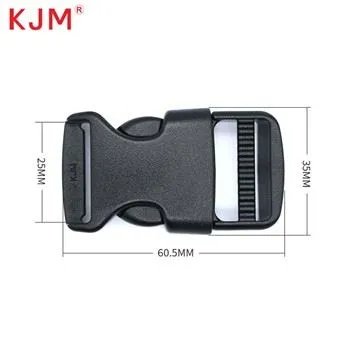 Boucle à dégagement latéral en plastique pour sac tactique