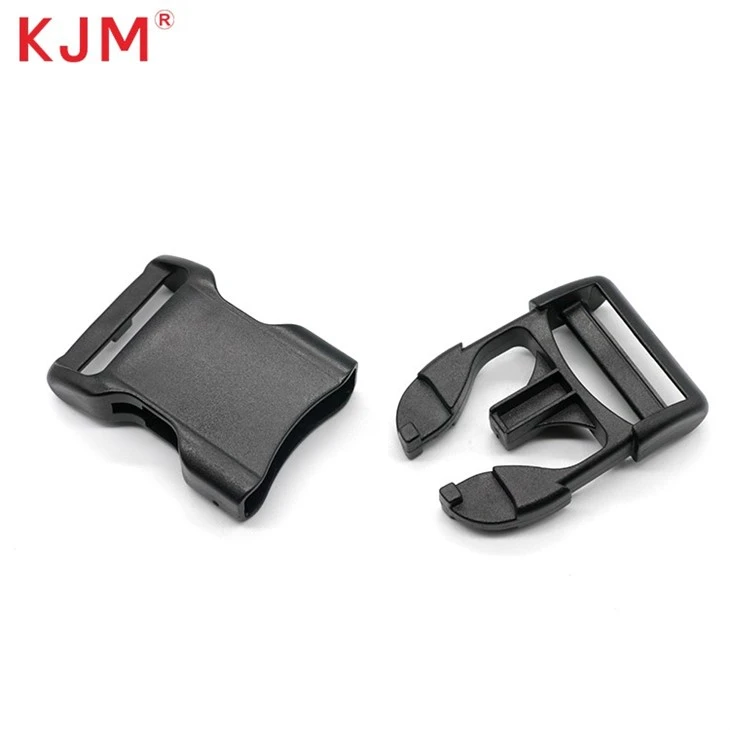 KJM Factory Free Sample High Quality Nylon Webbing Plastic Hardware Release Buckle