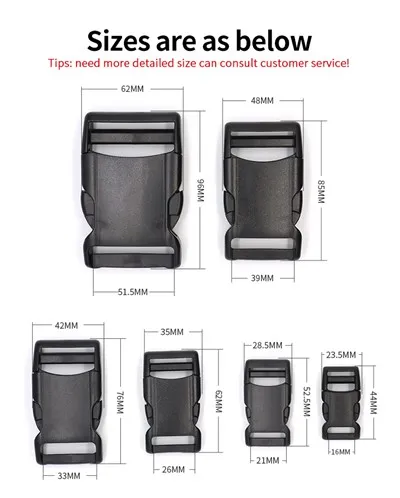 Boucle de dégagement de matériel en plastique POM de haute qualité KJM