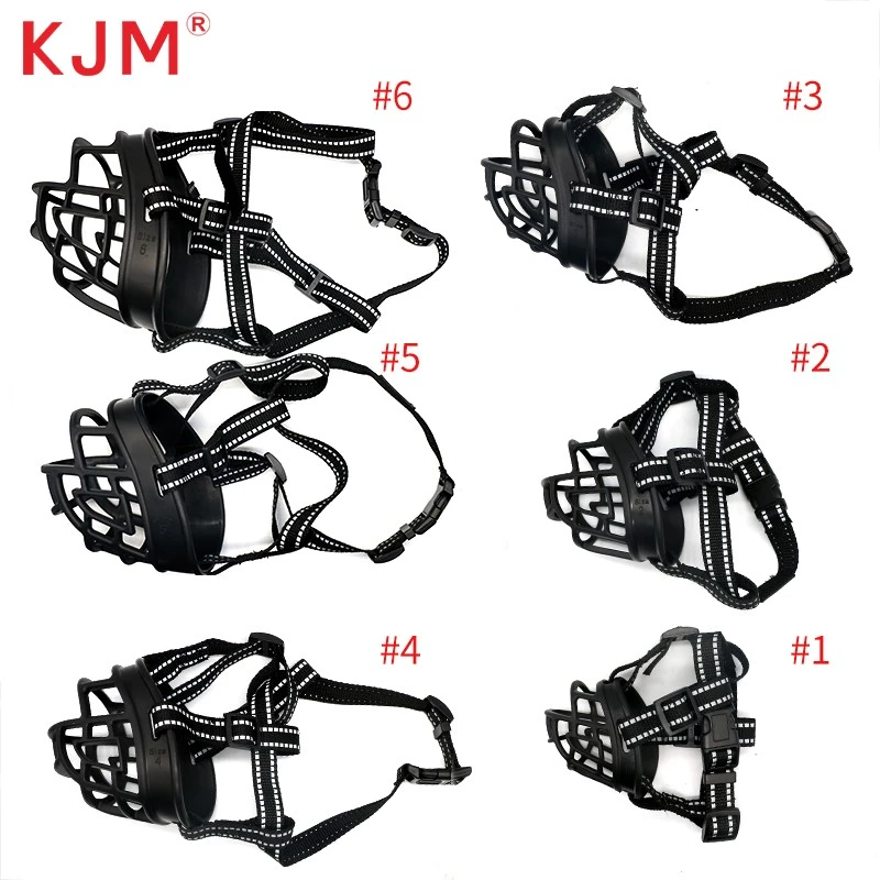 Soft Customized Dog Muzzle With Webbing